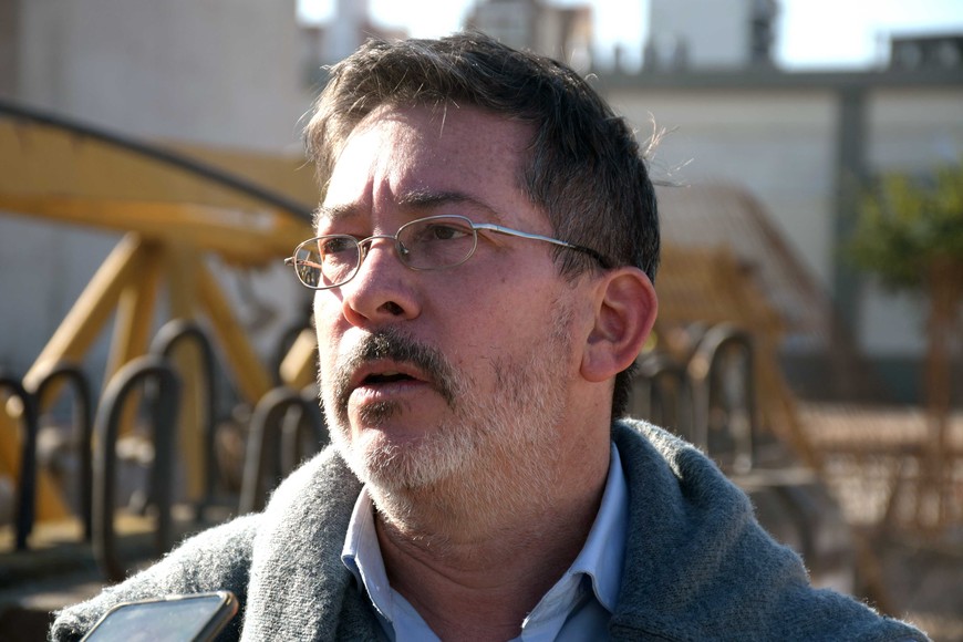 Germán Nessier, responsable de Relaciones Institucionales de Aguas Santafesinas. Foto: Manuel Fabatía