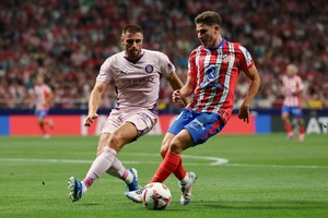 El "colchonero" tendrá a De Paul, Álvarez y Molina, como titulares en su visita al Athletic Bilbao.
CREDITO: REUTERS/Isabel Infantes