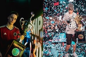 Wos y Trueno, campeones de la FMS en 2018 y 2019, respectivamente. Hoy la copa se pone nuevamente en juego. Foto: Gentileza producción