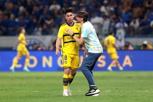 Diego Martínez está en la cuerda floja tras la derrota en Brasil y la eliminación de la Copa Sudamericana.
CREDITO: REUTERS/Cris Mattos