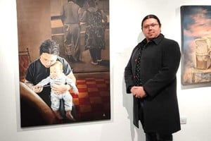 Su obra “Aura latente” fue seleccionada en una exposición internacional.