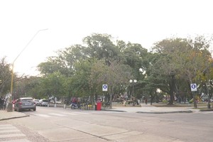 Ocurrió en inmediaciones de la Plaza Pueyrredón de la ciudad de Santa Fe. Crédito: El Litoral