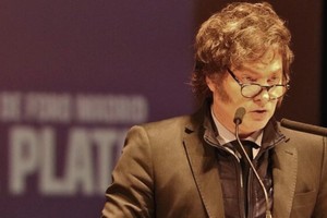 El líder libertario brindó un discurso en el marco del Foro de Madrid realizado en Buenos Aires.