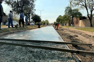 Los trabajos se llevan a cabo con recurso del gobierno santafesino.