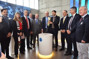 Presentación oficial de los ODESUR 2026 en Rosario con autoridades provinciales, nacionales y del Comité Olímpico Argentino. Foto: Archivo El Litoral