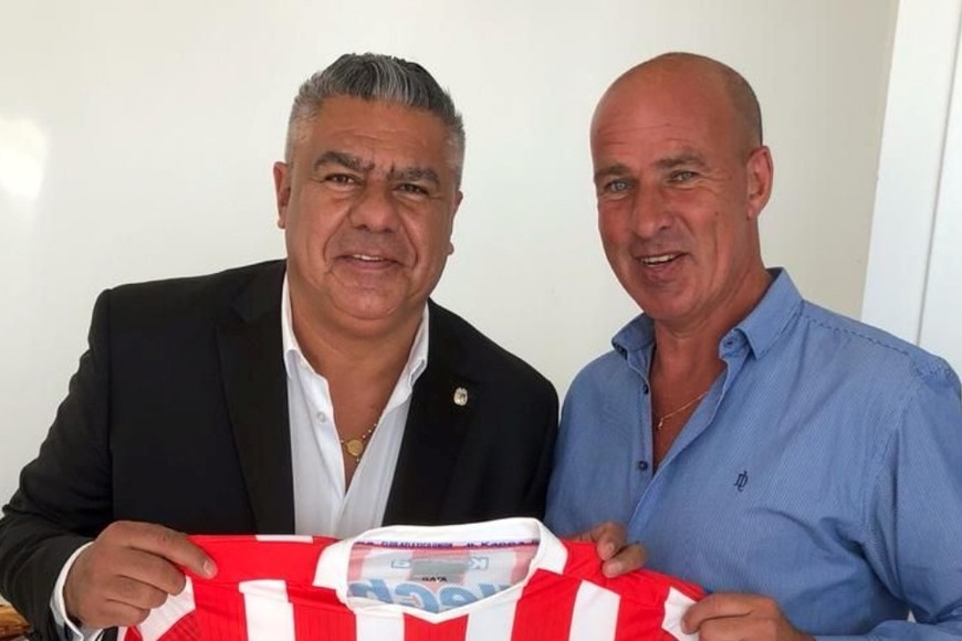 Claudio "Chiqui" Tapia y Edgardo Zin.