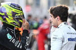 El piloto británico ya había destacado la actuación de Colapinto tras la carrera del domingo. 