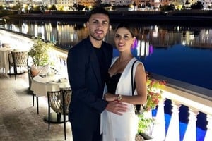 Leandro Paredes y Camila Galante serán padres por tercera vez. 
