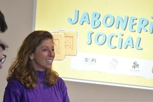 La Jabonería Social, un programa llevado a Venado Tuerto por la diputada Galnares.