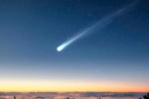 El cometa fue percibido el viernes a la noche en América del Norte, indicó Eric Lagadec, astrofísico del Observatorio de la Costa Azul.