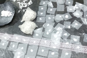 Parte del material estupefaciente que fue secuestrado.