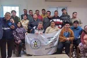 Operarios del Ce.Tra.Di. lograron con gran dedicación, este logro inédito para una entidad local.
Foto: Gentileza