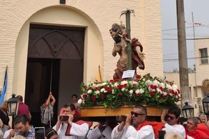 La localidad más antigua del departamento Las Colonias, fue epicentro de la peregrinación a San Jerónimo más importante en la región, en la que cientos de vecinos acompañaron la Santa Misa y caminaron en procesión junto a la imagen del santo por las calles del casco histórico del pueblo. Foto: El Litoral
