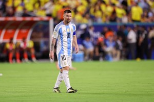 Lionel Messi. Crédito: Nathan Ray Seebeck-USA TODAY Sports