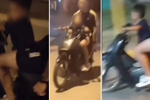 La secuencia fue captada en video.