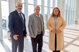 Ciancio, Grieve y Pieckenstainer. Foto: Región Centro