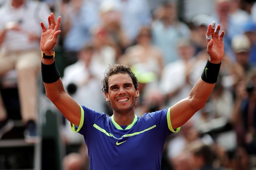 Tennis - French Open - Roland Garros, Paris, France - June 11, 2017 Spain's Rafael Nadal Reuters / Benoit Tessier paris francia rafael nadal campeonato torneo abierto roland garros 2017 tenis partido final tenista español ganador del torneo
