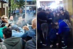 Parte de los momentos registrados este lunes por la tarde - noche.