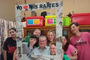 En diálogo con El Litoral, el reconocido historiador dio detalles de la charla que mantuvo con estudiantes de nivel primario y secundario, en el que hizo foco en el tema de la llegada de los primeros docentes españoles a Las Colonias.