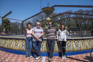 "La restauración de la fuente, como tercera generación de mi familia y del Taller Fantoni, para mí fue todo un desafío, para la familia en sí también fue todo un desafío”, reconoce Gustavo.
Foto: Gentileza