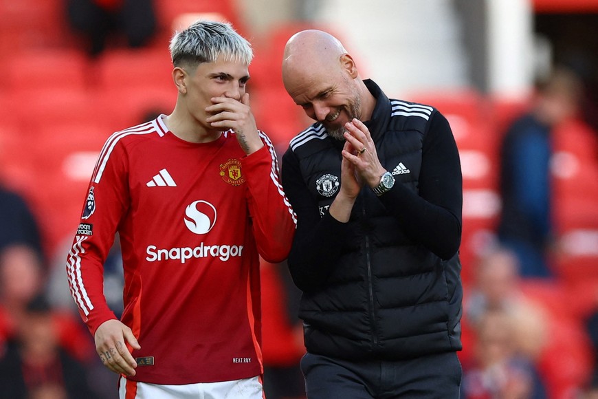 Garnacho a la espera de un nuevo director técnico. Créditos: REUTERS/Molly.