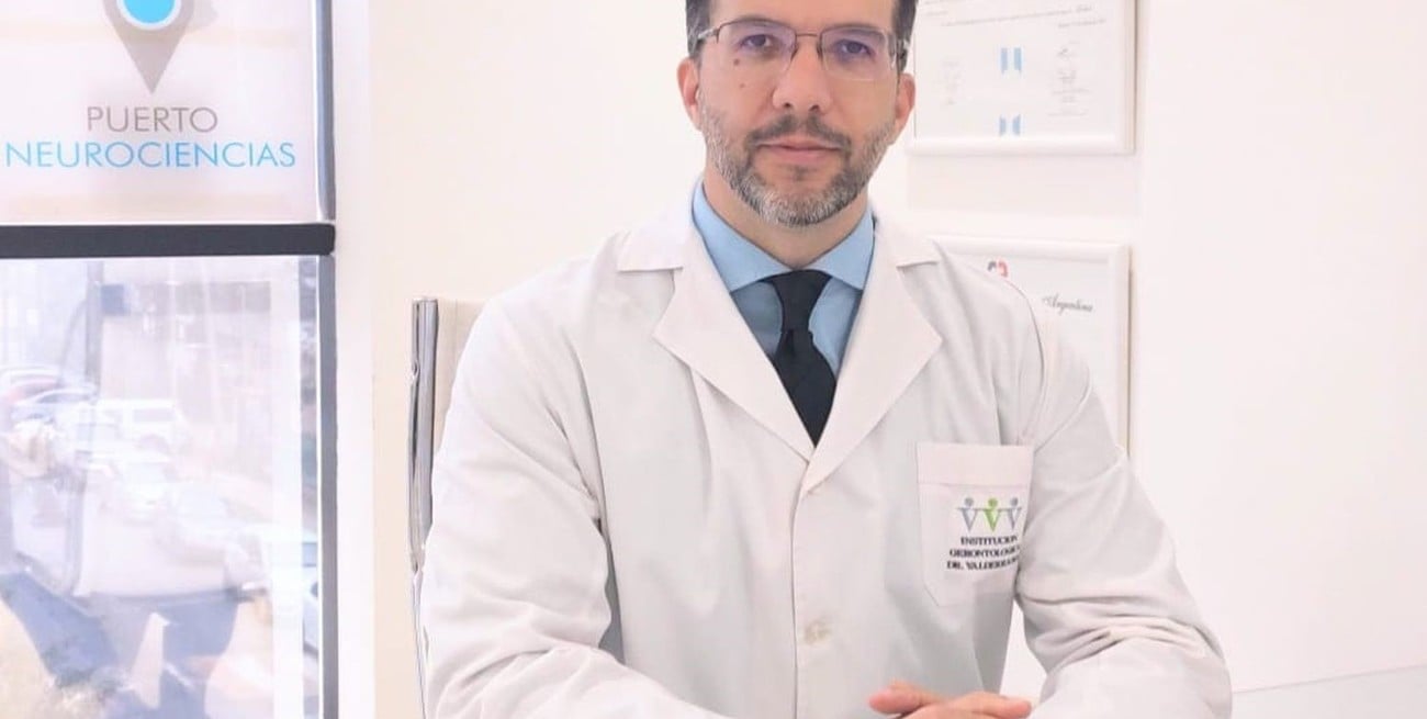 El Dr. Hugo D. Valderrama es médico neurólogo y Máster en Neurociencias. Crédito: Archivo El Litoral