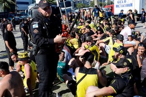 "Cayeron alrededor de 300 delincuentes que no eran solo hinchas de Botafogo, eran de Fluminense y de Flamengo", sostuvo el dirigente. Foto: NA.