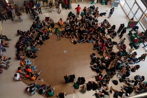 Las actividades de reclamo no interrumpían el dictado de clases y toma de exámenes.