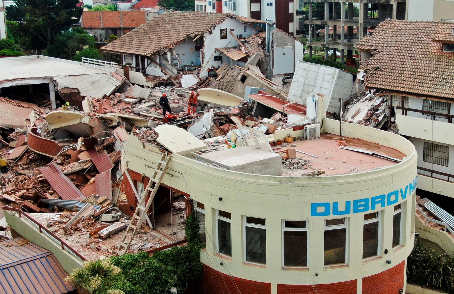 El hotel había estado en obras y los trabajos se frenaron en agosto