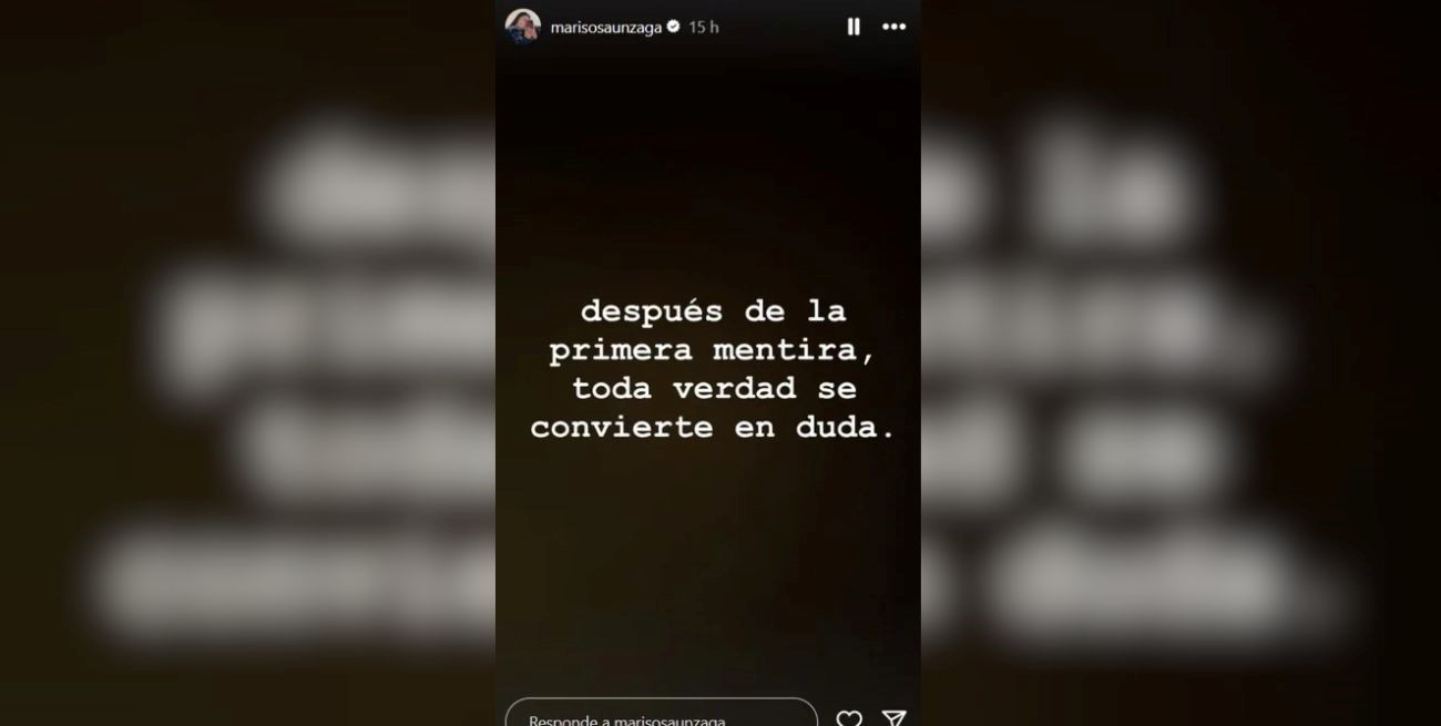 La historia que subió Marisol en Instagram.