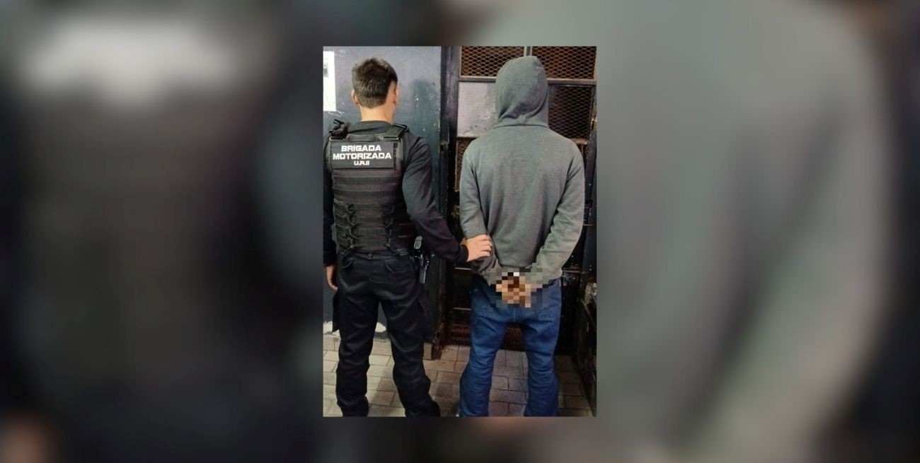 El detenido quedó a disposición del fiscal en turno.