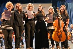 Pedagogas: Tanya Carey (Estados Unidos), Gabriela Peirano, Andrea Espinzo, Patricia Hein, Patricia Pasmanter y Julia Avveduto. Foto: Gentileza organización