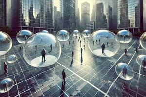 El espacio público es esencial para la democracia, pero el entorno digital, que debería facilitar ese encuentro plural y autónomo, presenta limitaciones preocupantes.. Crédito: IA-UCSF