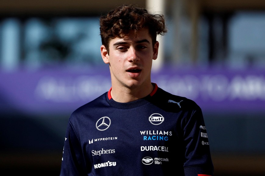 Franco Colapinto. Crédito: Hamad I Mohammed/Reuters