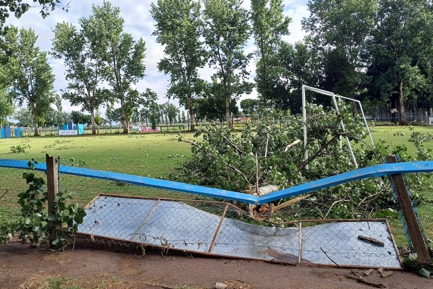 El club aseguró que continuará trabajando para restaurar las instalaciones y brindar nuevamente un espacio seguro y disfrutable para la comunidad. Foto: Gentileza