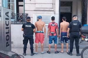 Los implicados fueron trasladados a sede policial.