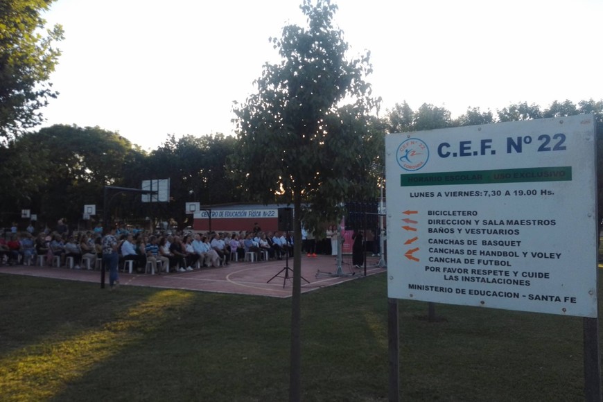 Mucho público llegó hasta el acto desarrollado en el histórico ex Parque Norte.