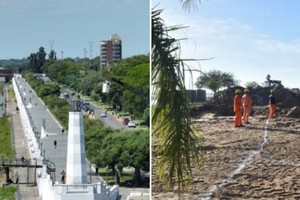 El Faro atraviesa refacciones y el Paseo de la Laguna aún no finalizó sus extensas obras. Crédito: Archivo El Litoral
