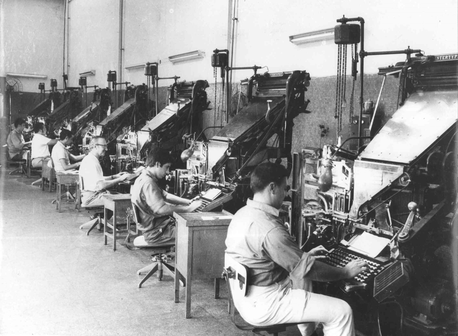 El diario por dentro, en los años '50.