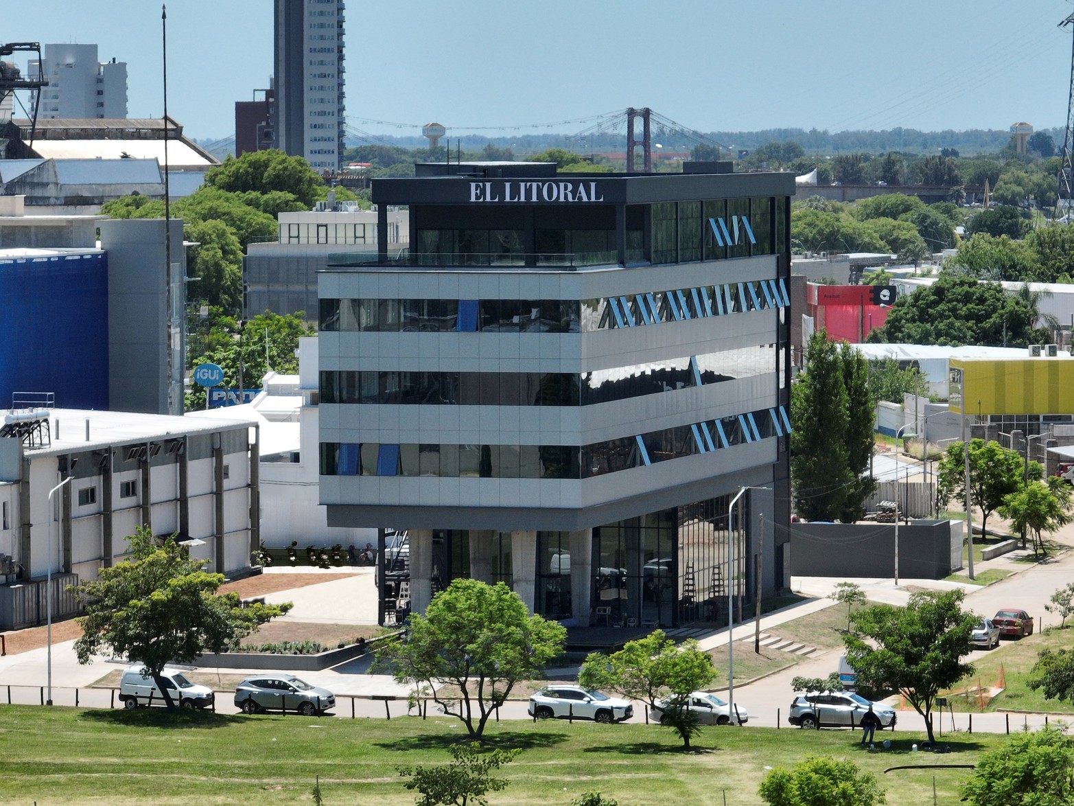 La nueva sede de El Litoral en el Puerto de Santa Fe.
