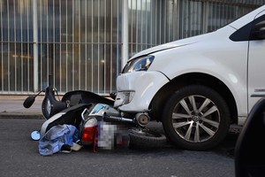 Accidentes con motos, uno de los más comunes en la capital santafesina. Foto: Archivo