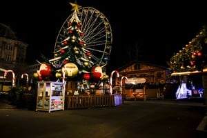 A view shows a Christmas market after a car drove into a group of people, according to local media, in Magdeburg, Germany, December 20, 2024. REUTERS/Axel Schmidt