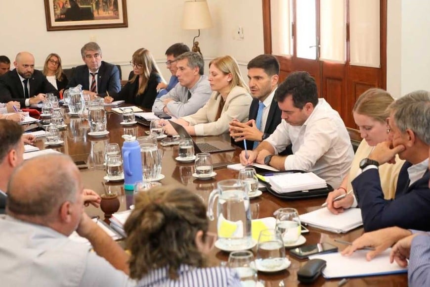 Pullaro se reunió con referentes de Unidos.