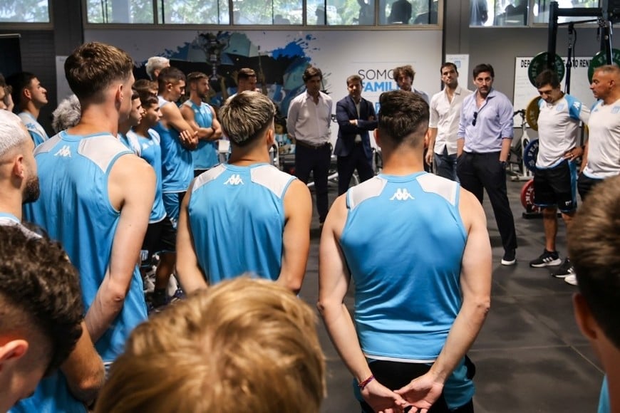 Primer día de pretemporada en Racing. Créditos: Prensa Racing Club