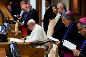Francisco en la apertura de trabajos de la 77a Asamblea General de la Conferencia Episcopal Italiana.