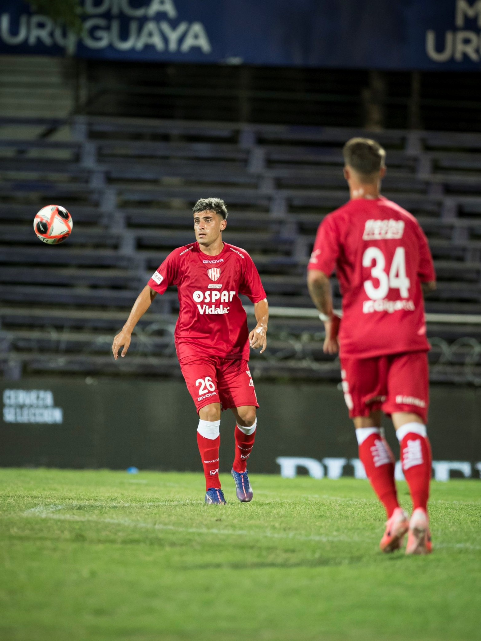 Buen primer tiempo para los rojiblancos.