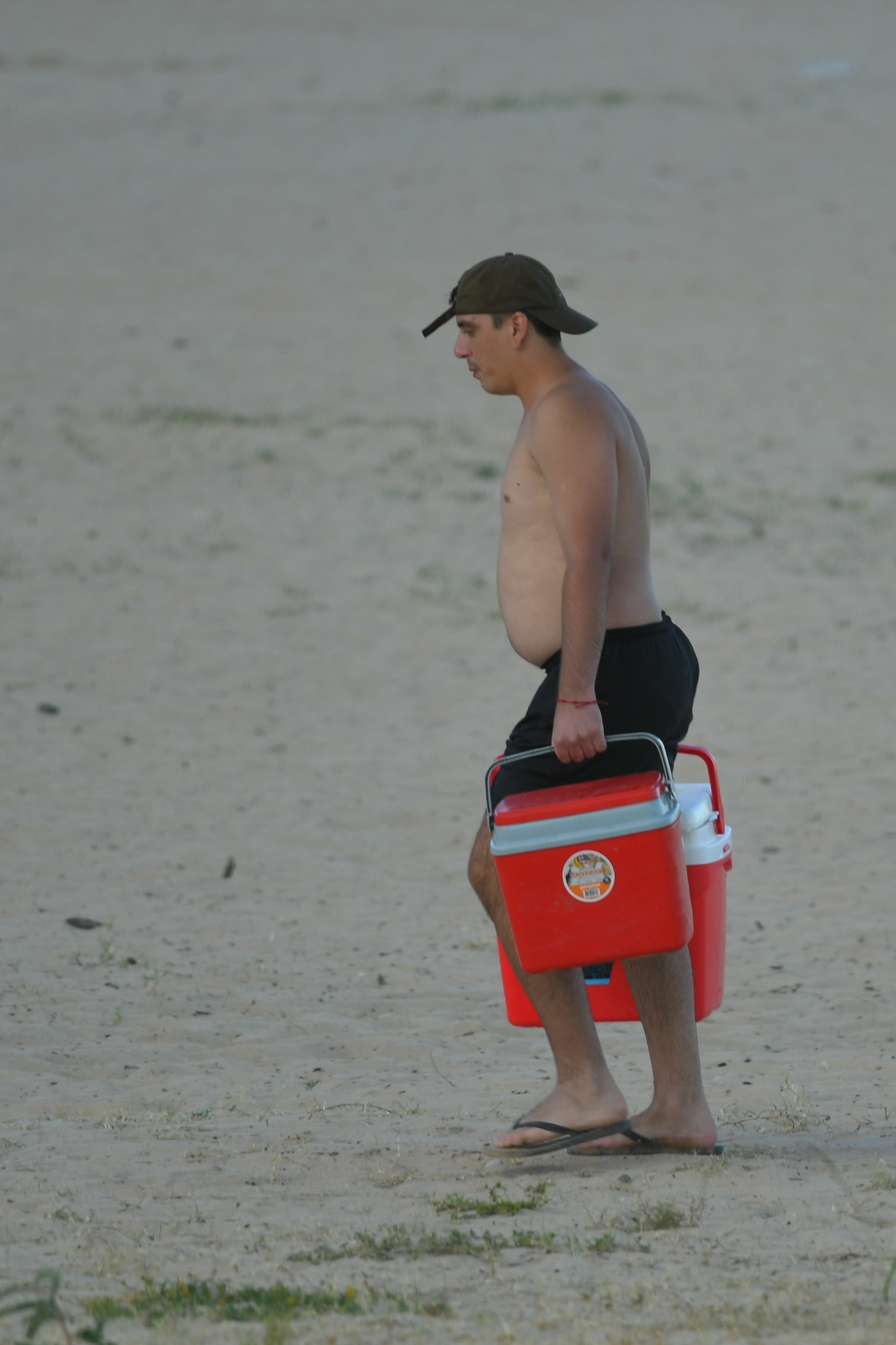Tarde de la Luna del Lobo en la costanera santafesina