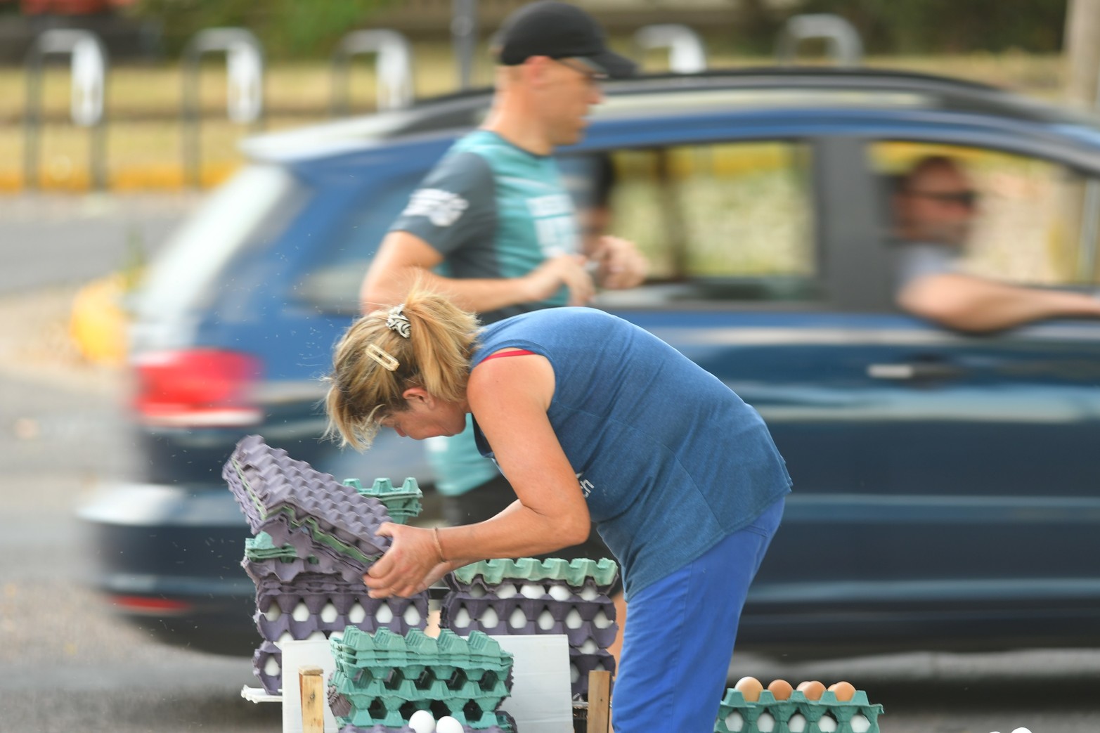 Tarde de la Luna del Lobo en la costanera santafesina