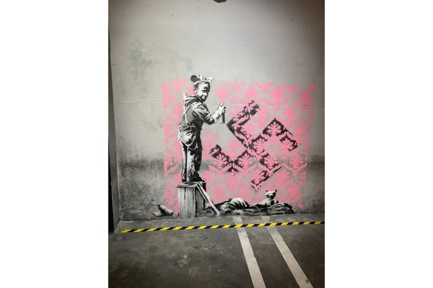 Abrió en Madrid un museo de reproducciones de obras de Banksy