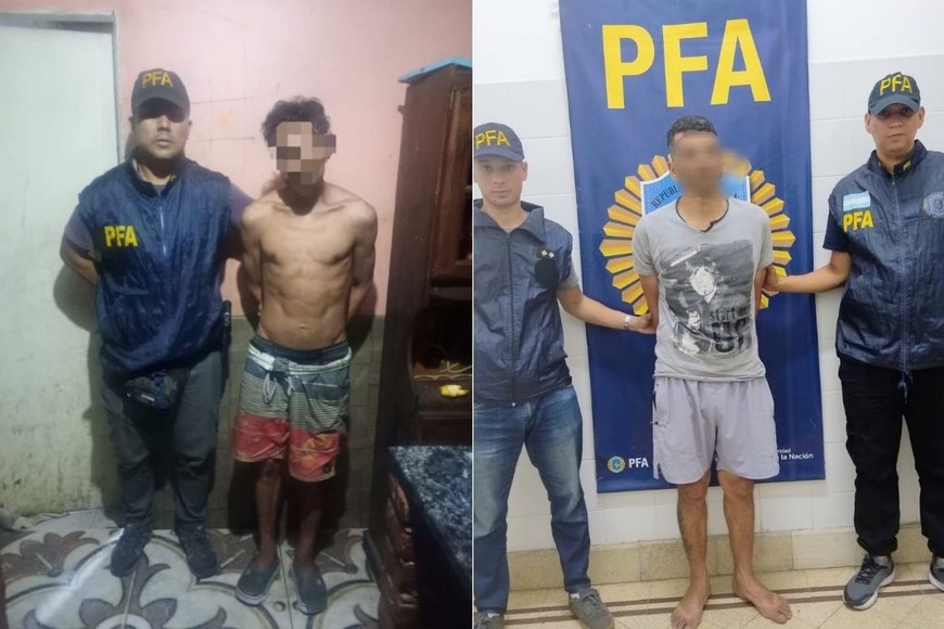 Los otros dos detenidos.